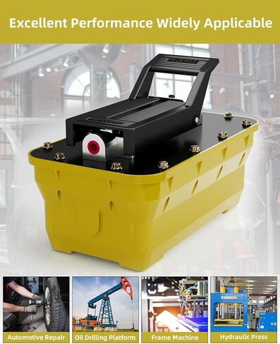 Air Hydraulic Pump 10000 PSI, 2.3L Foot Actuated Hydraulic Pump Air Treadle for Auto Repair, Pulling Post, Hydraulic Pullers in Saudi Arabia