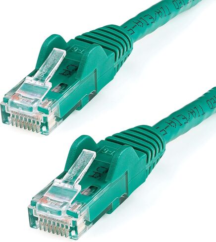 StarTech.com 50ft CAT6 Ethernet Cable - Blue CAT 6 Gigabit Ethernet Wire -650MHz 100W PoE++ RJ45 UTP Category 6 Network/Patch Cord Snagless w/Strain Relief Fluke Tested UL/TIA Certified (N6PATCH50BL) in Saudi Arabia