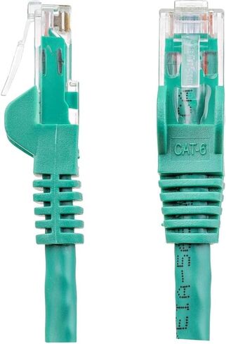 StarTech.com 50ft CAT6 Ethernet Cable - Blue CAT 6 Gigabit Ethernet Wire -650MHz 100W PoE++ RJ45 UTP Category 6 Network/Patch Cord Snagless w/Strain Relief Fluke Tested UL/TIA Certified (N6PATCH50BL) in Saudi Arabia