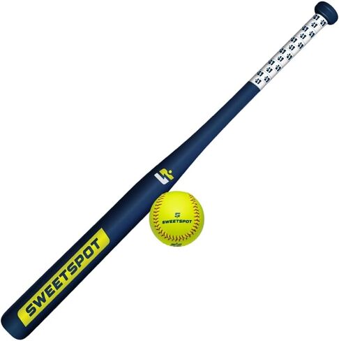 SweetSpot Backyard Homerun Kit | Complete Backyard Softball Set | Includes Strikezone, Plastic Softball Bat, Plastic Softballs, and Field Markers in Saudi Arabia
