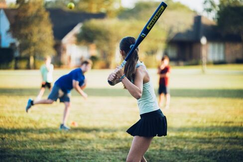 SweetSpot Backyard Homerun Kit | Complete Backyard Softball Set | Includes Strikezone, Plastic Softball Bat, Plastic Softballs, and Field Markers in Saudi Arabia