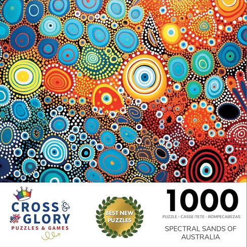 كوستاريكا بالألوان من كروس آند جلوري - أحجية الصور المقطوعة المكونة من 1000 قطعة من الغابات الاستوائية النابضة بالحياة والطوقان للبالغين، صديقة للبيئة، بلمسة نهائية من الساتان in Kuwait