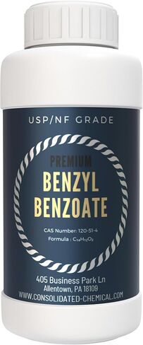 Benzyl Benzoate 1000mL (32 fl oz) High Purity Fragrance/Aroma Compound. Perfect for Cosmetics, Hair & Scalp Products. in Saudi Arabia