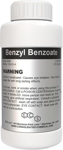 Benzyl Benzoate 1000mL (32 fl oz) High Purity Fragrance/Aroma Compound. Perfect for Cosmetics, Hair & Scalp Products. in Saudi Arabia