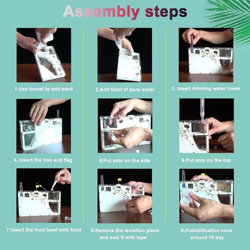 Sand Ant Farm Castle for Kids,Large Ant Habitat to Study Insect Behavior,Ant Colony Ecosystem Science Educational Gift for classroom in Kuwait