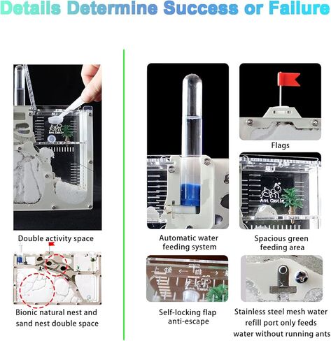 Sand Ant Farm Castle for Kids,Large Ant Habitat to Study Insect Behavior,Ant Colony Ecosystem Science Educational Gift for classroom in Kuwait