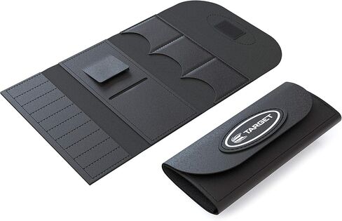 Target Darts Tri Fold Darts Wallet, Black, 3 Darts in Saudi Arabia