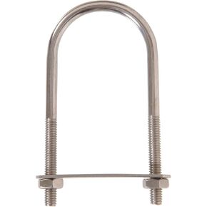 Hardware Essentials 852444 U-Bolt Round Saddle Stainless Steel (5/16" x 4-1/2" x 2")