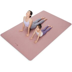 Keep Extra Large Yoga Mat, 75" x 47" x 0.28" - Extra Wide Thickened Exercise Mat for Women and Men Exercise, Fitness Mat for Home Workout, Yoga, Pilates