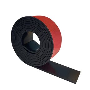 شرائط مطاطية لاصقة مع دعم لاصق 1/8 (.125) بوصة سميكة × 2 بوصة عرض × 10 بوصة، شريط لاصق من مطاط النيوبرين للإغلاق يدعم حشوات الحماية