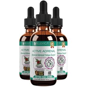 Active Adrenal - Advanced Adrenal Support Tincture - Liquid Delivery for Better Absorption - Ashwagandha, B-Vitamins, Magnesium and More