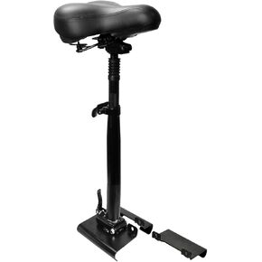 Electric Scooter Seat Saddle for Gotrax GXL V2, for Segway Ninebot MAX G30P, Adjustable Height, Foldable, Comfortable and Shock-Absorbing Adults Scooters Seat