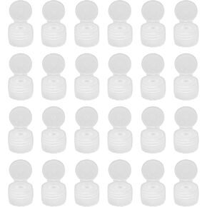 24PCS Twist Bottle Caps Boston Bottle Cap 20 Tooth Phenolic Bakelite Lid Polycone Caps for Glue Dispensing Bottles Dispensing Caps Paint Bottles