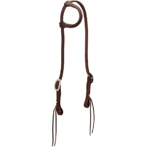 Weaver Leather Working Tack Pineapple Knot Sliding Ear Headstall, Average Horse, Canyon Rose