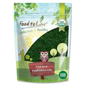 Food to Live Organic Algae Powder Mix, 2 Pounds – Spirulina and Chlorella 50/50 Blend, Non-GMO, Rich in Chlorophyll, Raw, Pure, Vegan Superfood, Bulk, Great for Smoothies, Good Source of Protein