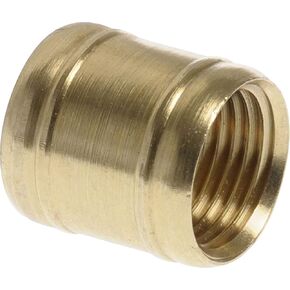 The Hillman Group 54027 Short Coupling, 1/8 by 1/8 by 1/2-Inch, 5-Pack,Brass