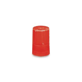 Globe Scientific 118154R Diamond PP Culture Tube Cap for 18mm Glass Culture Tubes, Red, Pack of 1000