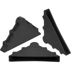 uxcell 20Pcs Plastic Corner Protectors 6x65mm Triangle Shape Glass Corner Guards Cushion for Corner Protection of Glass, Mirror, Tile, White
