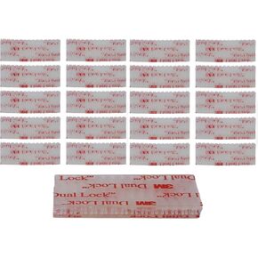 3M Dual Lock adhesive tape, thin, extra strong adhesive pads, high performance tape, waterproof, removable, Reclosable Fasteners Mounting Tape (3M SJ3550, 3M SJ3550_Diameter 20mm_16 Piece/bag)