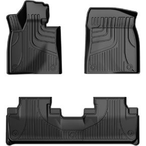 سجادات أرضية لسيارة Lexus RX RX350 RX350h RX500h 2023-2024، سجادات أرضية للسيارات TPE تتضمن جميع سجادات الحماية من الطقس بطانة الصف الأمامي والخلفي باللون الأسود in Kuwait