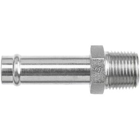 Brennan Industries 4404-20-20 Steel Straight Tube Fitting, 1-1/4"-11-1/2 NPTF Thread, 1-1/4" Hose Barb x 1-1/4" Male NPTF in Saudi Arabia