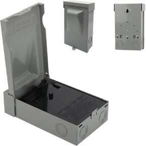 Wells 60 Amp Fuse Disconnect 120/240VAC AC Disconnect Box Outdoor Waterproof Disconnect Metal Box Pull Out Switch for Light Commercial Air Conditioning in Kuwait