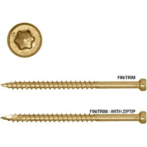 GRK White 16630#8 x 2-1/2" RT Composite Exterior Trim Screws 505 Count, No Size