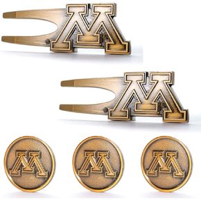 9&8 Golf Minnesota Golden Gophers Divot Repair & Ball Marker Pack