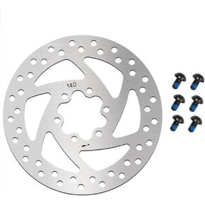 Brake Disc, 140mm Disc Brake Rotor Stainless Steel Electric Scooter Brake Disc Compatible with Ninebot F20 F30 F40 KUGOO M4 Speedway 4 Zero 10