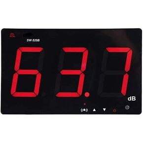Yosoo 9.6inch LCD Digital Sound Level Meter, Wall Mounted Noise Meter Tester Measurement Range 30-130dB Noise Tester USB Powered