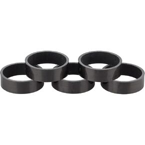 WHISKY UD Carbon Headset Spacers | 10mm |Gloss Black |5-Pack in Kuwait