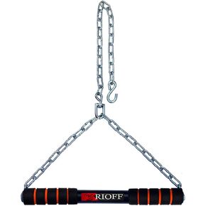 Rioff® Height Increase Pull Up Bar for ChinUps Hanging Rod for Home/Gym Use for Men Kids Boys Adults Fitted with Heavy Chain Sangal (6FT)