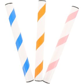 Happyyami 3pcs Child Fitness Equipment Colorful Sticks Field Race Tools Field Relay Stick PVC Sticks Creative Race Sticks Competition Running Sticks Light to Rotate Track