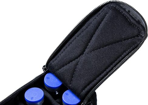 Insulin Fridge Holder Storage Case Organizer for Diabetics,8 Slots,Fit Storage Standard and Tall 10ml U-100 Vials,Black in Kuwait
