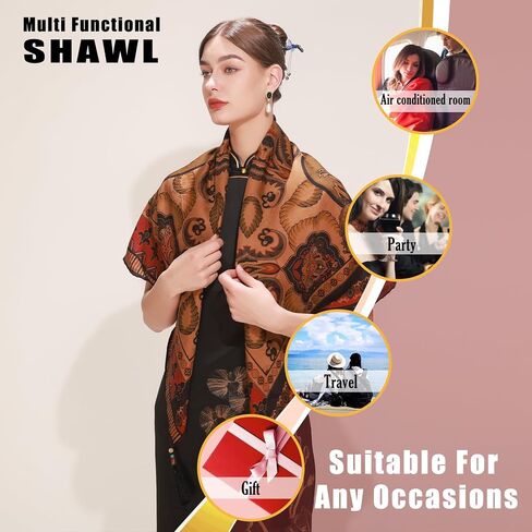 DANA XU Fragrant Cloud Yarn Silk Scarf 42 * 42 inches Large Square Lightweight Shawl & Wraps For Women in Saudi Arabia