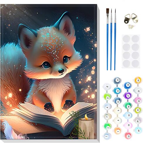 MOGTAA Framed Paint by Number Kits for Adults Beginners, Tree Paint by Number for Adults on Canvas Framed, DIY Oil Painting Kits Art Crafts with Wooden Frame(12x16inch) in Saudi Arabia