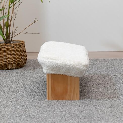 Butterfly Meditation Bench,No Assembly Required Prana Yoga Meditation Stool,Wooden Kneeling Ergonomic Seiza Seat,Seiza Prayer Bench (Natural) in Saudi Arabia