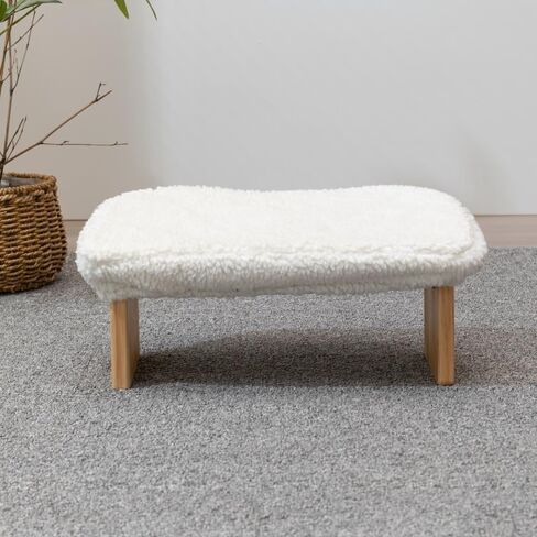 Butterfly Meditation Bench,No Assembly Required Prana Yoga Meditation Stool,Wooden Kneeling Ergonomic Seiza Seat,Seiza Prayer Bench (Natural) in Saudi Arabia
