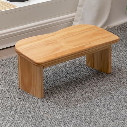 Butterfly Meditation Bench,No Assembly Required Prana Yoga Meditation Stool,Wooden Kneeling Ergonomic Seiza Seat,Seiza Prayer Bench (Natural) in Saudi Arabia