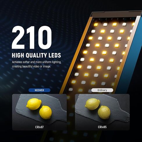 NEEWER Upgraded LED Video Light Stick & 2.4G Remote Kit, Handheld Dimmable 3200K-5600K CRI97+ Video Lighting with Stands/Filters/Carry Bag for YouTube Video Recording Photography Gaming, BH20B in Saudi Arabia