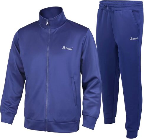 Men's Tracksuits Sweatsuits For Men 2 Piece Sets Outfits Long Sleeve Casual Full Zip Athletic Jogging Sportswear in Saudi Arabia
