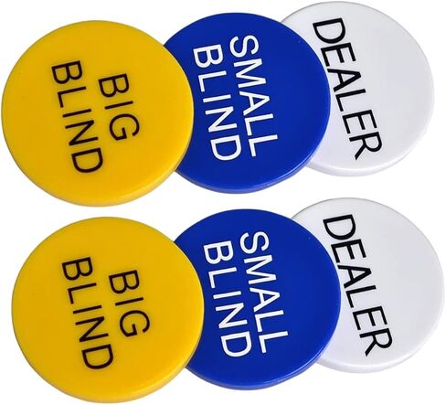 SAFIGLE 4 Sets Big and Small Blind Banker Code Texas Holdem Game Chips Bingo Game Tokens Bingo Game Supplies in Saudi Arabia