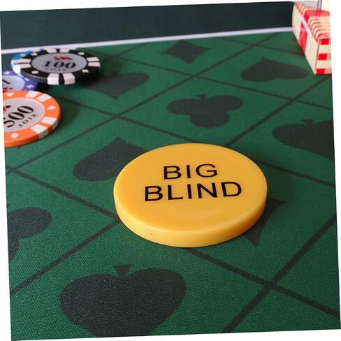 SAFIGLE 4 Sets Big and Small Blind Banker Code Texas Holdem Game Chips Bingo Game Tokens Bingo Game Supplies in Saudi Arabia