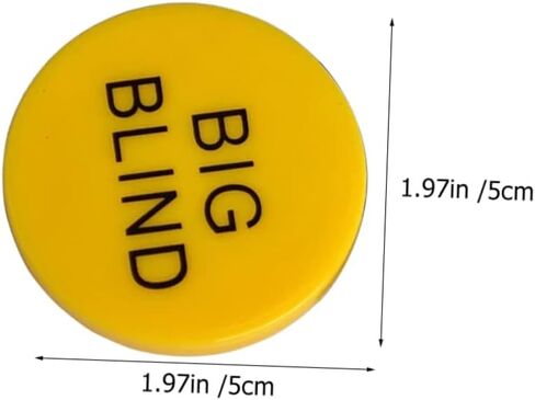 SAFIGLE 4 Sets Big and Small Blind Banker Code Texas Holdem Game Chips Bingo Game Tokens Bingo Game Supplies in Saudi Arabia