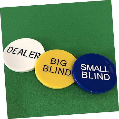 SAFIGLE 4 Sets Big and Small Blind Banker Code Texas Holdem Game Chips Bingo Game Tokens Bingo Game Supplies in Saudi Arabia