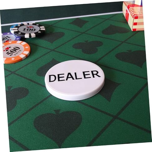 SAFIGLE 4 Sets Big and Small Blind Banker Code Texas Holdem Game Chips Bingo Game Tokens Bingo Game Supplies in Saudi Arabia