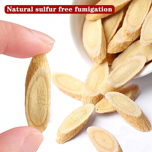 Astragalus membranaceus Astragalus Slice Natural Astragalus Root Huang Qi Astragalus Root Slices 10.5oz/300g Chinese Herbal tea No addition 黄芪 黄芪片 in Saudi Arabia