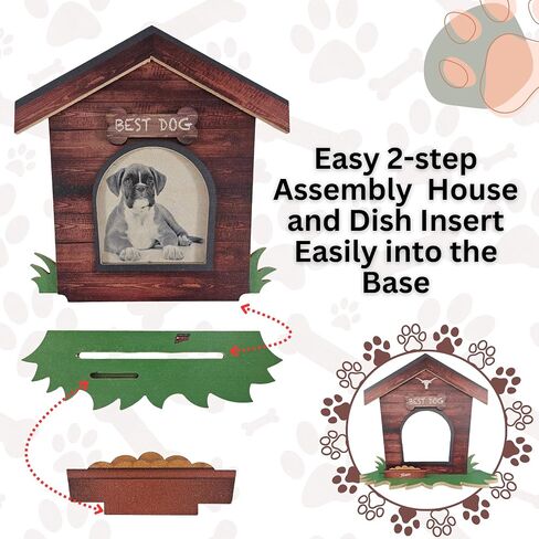Fan Creations Penn State Nittany Lions Dog House Picture Frame NCAA College 3D Decorative Tabletop Photo Holder - Celebrate Best Friend & School - Holds 3.5x3.75 Print - For Home, Office, Dorm in Saudi Arabia