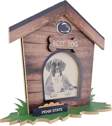 Fan Creations Penn State Nittany Lions Dog House Picture Frame NCAA College 3D Decorative Tabletop Photo Holder - Celebrate Best Friend & School - Holds 3.5x3.75 Print - For Home, Office, Dorm in Saudi Arabia