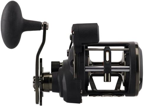 بكرة صيد PENN Squall II Lever Drag، مقاس 60، جسم جرافيت وألواح جانبية، تروس رئيسية وترس من الفولاذ المقاوم للصدأ، سحب قوي من PENN Dura-Drag in Saudi Arabia